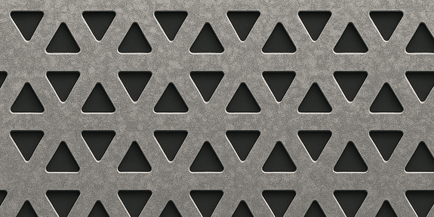 Triangle Hole Perforated Sheet